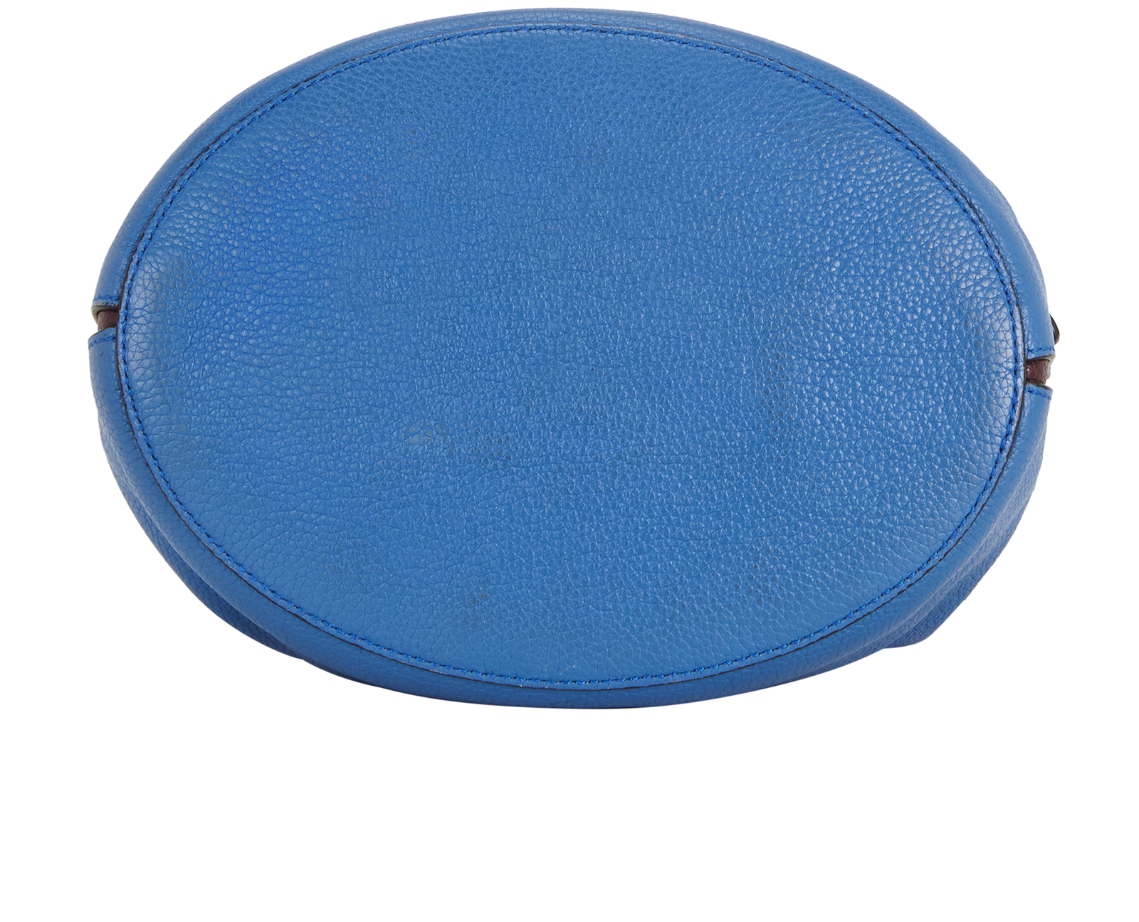 Small Abbey Bucket, &pound;295, Handbags, Blue, Leather, Top view